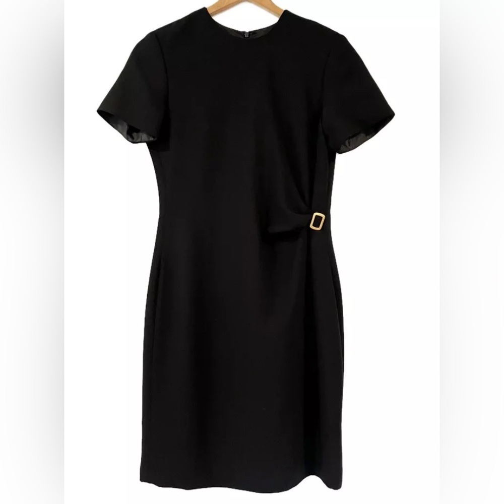 Vintage Coldwater Creek Black Sheath Dress Petite 10 Petite